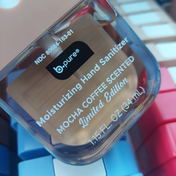 New 4 Pcs Moisturizing HAND Sanitizer Blueberry Mocha Cherry Vanilla B PURE - Picture 4 of 5